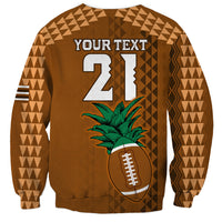 Custom Hawaii Honolulu Bowl Sweatshirt With Kakau Tribal Pattern - Wonder Print Shop