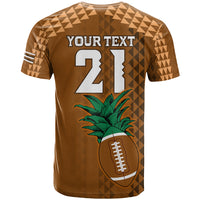 Custom Hawaii Honolulu Bowl T Shirt With Kakau Tribal Pattern - Wonder Print Shop