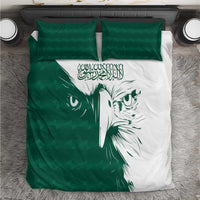 Saudi Arabia Falcon Bedding Set Simple Saudi Pattern LT9 - Wonder Print Shop