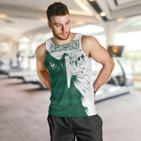 Saudi Arabia Falcon Men Tank Top Simple Saudi Pattern - Wonder Print Shop