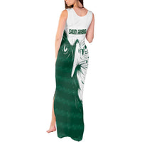 Saudi Arabia Falcon Tank Maxi Dress Simple Saudi Pattern - Wonder Print Shop