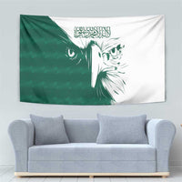 Saudi Arabia Falcon Tapestry Simple Saudi Pattern - Wonder Print Shop