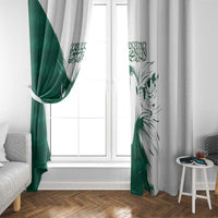 Saudi Arabia Falcon Window Curtain Simple Saudi Pattern - Wonder Print Shop