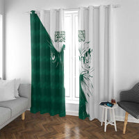 Saudi Arabia Falcon Window Curtain Simple Saudi Pattern - Wonder Print Shop