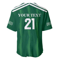 Custom Saudi Arabia Football Baseball Jersey Green Al -Arabiyyah Concept 23-2024 LT9 - Wonder Print Shop