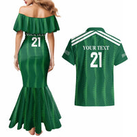 Custom Saudi Arabia Football Couples Matching Mermaid Dress and Hawaiian Shirt Green Al -Arabiyyah Concept 23-2024 LT9 - Wonder Print Shop