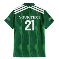 Custom Saudi Arabia Football Family Matching Mermaid Dress and Hawaiian Shirt Green Al -Arabiyyah Concept 23-2024 LT9 - Wonder Print Shop