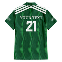Custom Saudi Arabia Football Family Matching Summer Maxi Dress and Hawaiian Shirt Green Al -Arabiyyah Concept 23-2024 - Wonder Print Shop