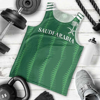 Custom Saudi Arabia Football Men Tank Top Green Al -Arabiyyah Concept 23-2024 - Wonder Print Shop
