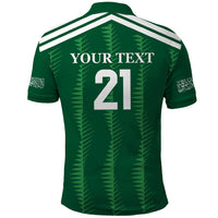 Custom Saudi Arabia Football Polo Shirt Green Al -Arabiyyah Concept 23-2024 - Wonder Print Shop