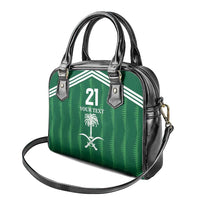 Custom Saudi Arabia Football Shoulder Handbag Green Al -Arabiyyah Concept 23-2024 LT9