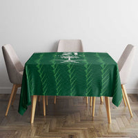 Custom Saudi Arabia Football Tablecloth Green Al -Arabiyyah Concept 23-2024 - Wonder Print Shop