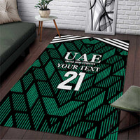 Custom UAE Football Area Rug Green Concept 19-2020 LT9 - Wonder Print Shop