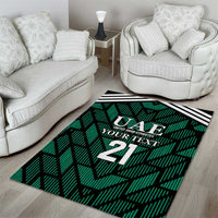 Custom UAE Football Area Rug Green Concept 19-2020 LT9 - Wonder Print Shop