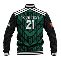 Custom UAE Football Baseball Jacket Green Concept 19-2020 LT9 - Wonder Print Shop
