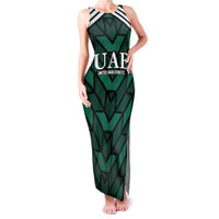 Custom UAE Football Family Matching Tank Maxi Dress and Hawaiian Shirt Green Concept 19-2020 - Wonder Print Shop