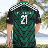 Custom UAE Football Hawaiian Shirt Green Concept 19-2020 - Wonder Print Shop