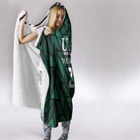 Custom UAE Football Hooded Blanket Green Concept 19-2020 LT9