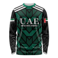 Custom UAE Football Long Sleeve Shirt Green Concept 19-2020 - Wonder Print Shop