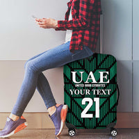 Custom UAE Football Luggage Cover Green Concept 19-2020 - Wonder Print Shop
