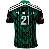 Custom UAE Football Polo Shirt Green Concept 19-2020 - Wonder Print Shop