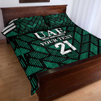 Custom UAE Football Quilt Bed Set Green Concept 19-2020 - Wonder Print Shop