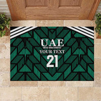 Custom UAE Football Rubber Doormat Green Concept 19-2020 - Wonder Print Shop