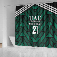Custom UAE Football Shower Curtain Green Concept 19-2020 LT9