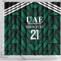 Custom UAE Football Shower Curtain Green Concept 19-2020 LT9