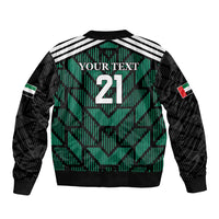 Custom UAE Football Sleeve Zip Bomber Jacket Green Concept 19-2020 - Wonder Print Shop