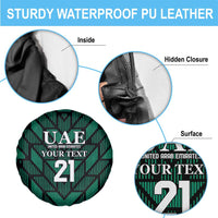 Custom UAE Football Spare Tire Cover Green Concept 19-2020 - Wonder Print Shop
