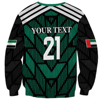 Custom UAE Football Sweatshirt Green Concept 19-2020 - Wonder Print Shop