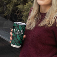 Custom UAE Football Tumbler Cup Green Concept 19-2020 - Wonder Print Shop