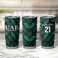 Custom UAE Football Tumbler Cup Green Concept 19-2020 - Wonder Print Shop