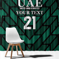 Custom UAE Football Window Curtain Green Concept 19-2020 - Wonder Print Shop