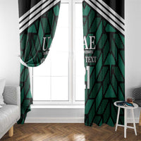 Custom UAE Football Window Curtain Green Concept 19-2020 - Wonder Print Shop
