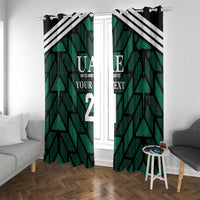 Custom UAE Football Window Curtain Green Concept 19-2020 - Wonder Print Shop