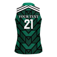 Custom UAE Football Women Sleeveless Polo Shirt Green Concept 19-2020 - Wonder Print Shop