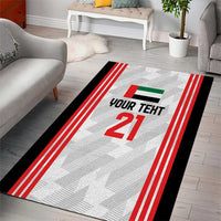Custom UAE Football Area Rug The Whites Concept 19-2020 LT9 - Wonder Print Shop