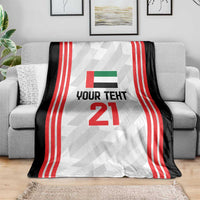 Custom UAE Football Blanket The Whites Concept 19-2020 LT9