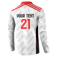 Custom UAE Football Button Sweatshirt The Whites Concept 19-2020 LT9 - Wonder Print Shop