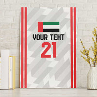 Custom UAE Football Canvas Wall Art The Whites Concept 19-2020 LT9 - Wonder Print Shop