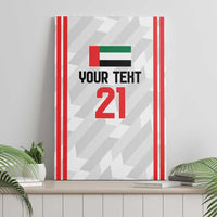 Custom UAE Football Canvas Wall Art The Whites Concept 19-2020 LT9 - Wonder Print Shop