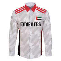 Custom UAE Football Family Matching Summer Maxi Dress and Hawaiian Shirt The Whites Concept 19-2020 - Wonder Print Shop