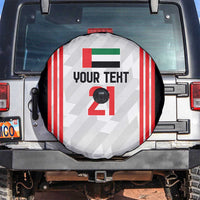Custom UAE Football Spare Tire Cover The Whites Concept 19-2020 - Wonder Print Shop