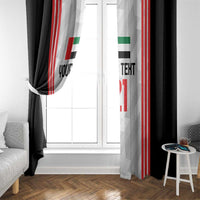 Custom UAE Football Window Curtain The Whites Concept 19-2020 - Wonder Print Shop
