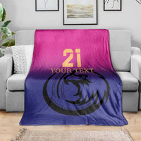 Custom UAE Cricket Blanket United Arab Emirates Falcon Sporty Pattern LT9