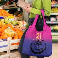 Custom UAE Cricket Grocery Bag United Arab Emirates Falcon Sporty Pattern