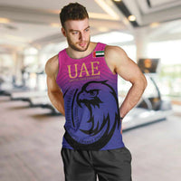 Custom UAE Cricket Men Tank Top United Arab Emirates Falcon Sporty Pattern - Wonder Print Shop