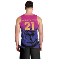 Custom UAE Cricket Men Tank Top United Arab Emirates Falcon Sporty Pattern - Wonder Print Shop